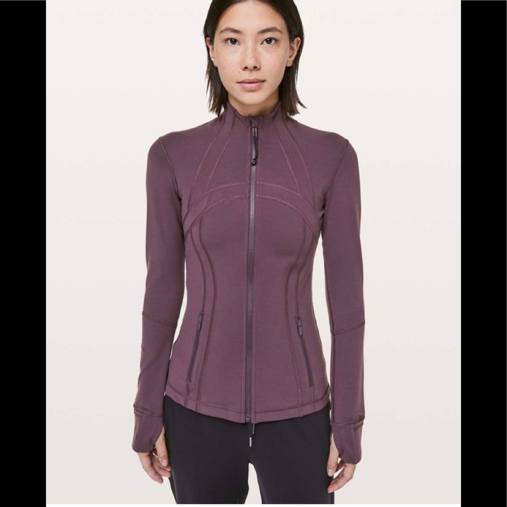 🍒LULULEMON sz 12 DEFINE Jacket ARCTIC PLUM Burgundy Zinfandel *LUON - Picture 6 of 6
